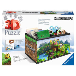Puzzle 3D Caja de almacenamiento Minecraft 216pzs