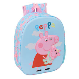 Mochila 3D Peppa Pig 33cm