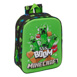 Mochila 3D Minecraft 27cm