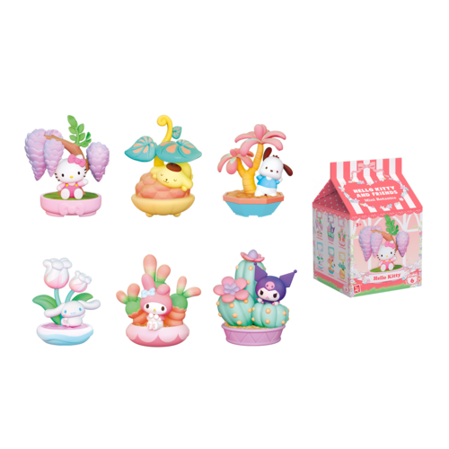 Figura Memo Stand Potted Delight Hello Kitty and Friends surtido
