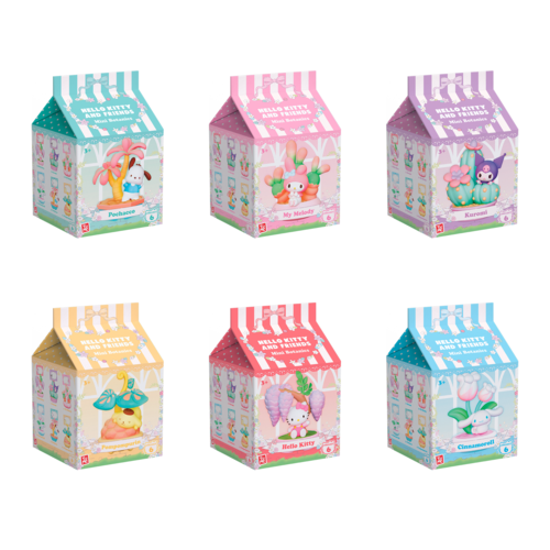 Figura Memo Stand Potted Delight Hello Kitty and Friends surtido