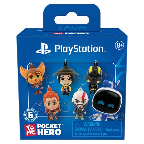 Llavero figura sorpresa Pocket Hero PlayStation 5,5cm surtido