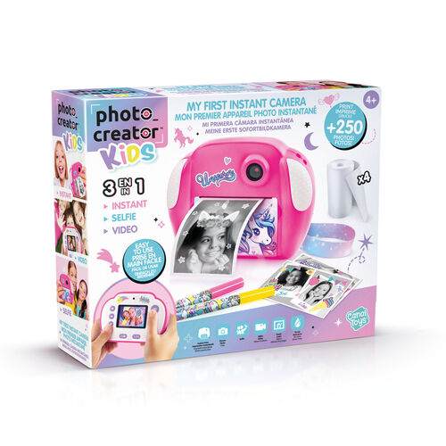 Camara fotos instantanea infantil unicornio Photo Creator