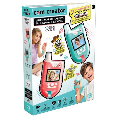 Walkie talkies video pantalla LCD Photo Creator