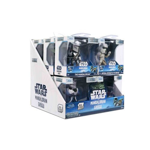 Figura metalfigs The Mandalorian & Grogu Star Wars 7cm surtido