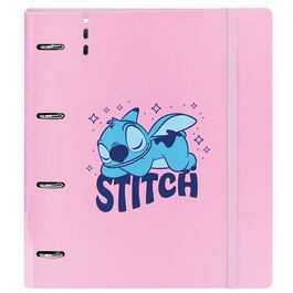 Carpeta A4 anillas Ohana Stitch Disney con recambio