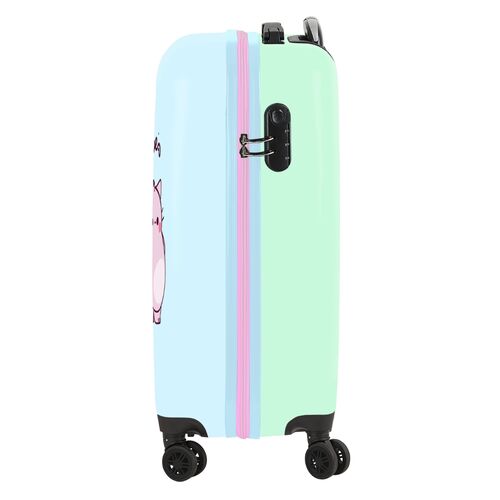 Maleta trolley ABS Pembe The Pink Cat 55cm