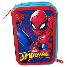 Marvel Spiderman Web triple pencil case