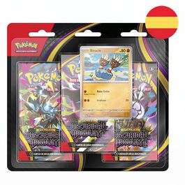 Blister 3 sobres cartas Expansion Megaevolucion Oscuridad Absoluta Pokemon español