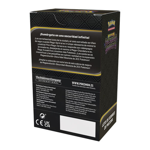 Spanish Pokemon Absolute Darkness Mega Evolution Expansion Booster Bundle Card game