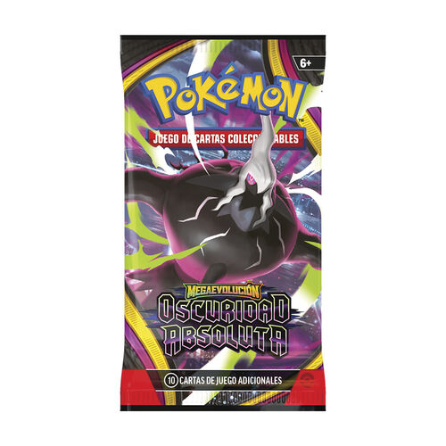 Sobre cartas Expansion Megaevolucion Oscuridad Absoluta Julio 2026 Pokemon español surtido