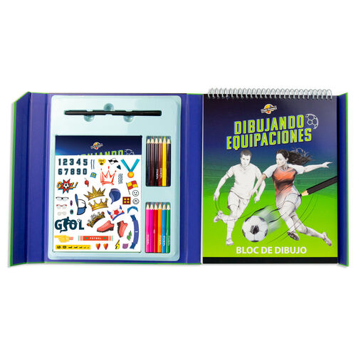 Football drawing team kits