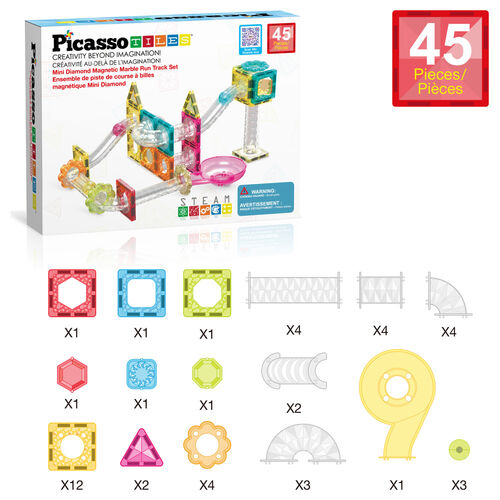 Circuito de canicas magnetico 45pzs 