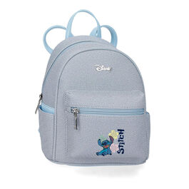 Mochila paseo Tiki Stitch Disney denim 23cm