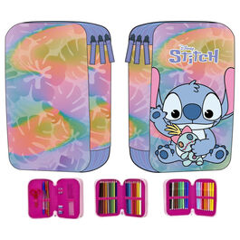 Disney Stitch triple pencil case