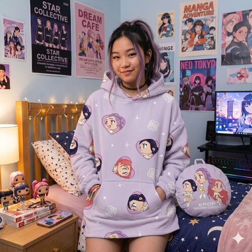 Sudadera oversize cojin Kpop