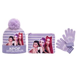 Set gorro + cuello + guantes K-Pop Demon Hunters 