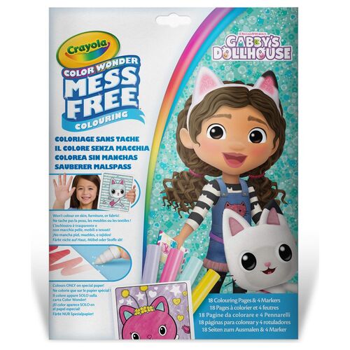 Colorea sin manchas La Casa de Muñecas de Gabby