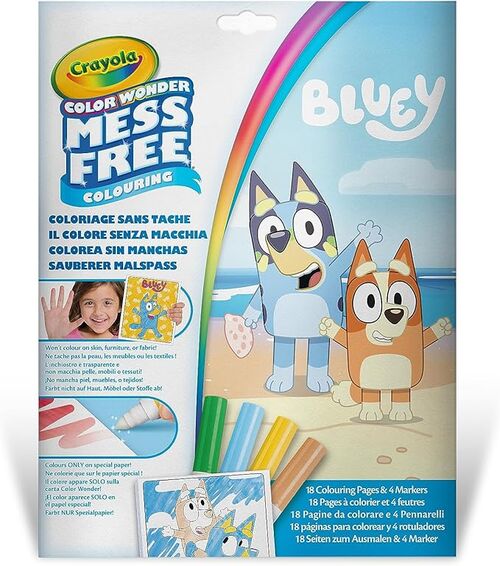 Bluey colour without smudges