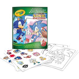 Libro colorear + stickers Sonic the Hedgehog   