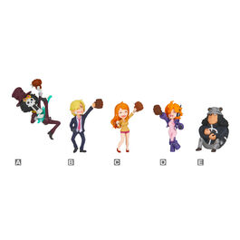 One Piece Banquet 3 World Collectable assorted figure 7cm