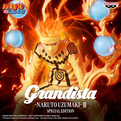 Naruto Shippuden Grandista II Special Edition Naruto Uzumaki figure 27cm