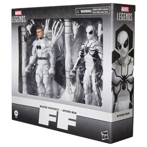 Set 2 figuras Mister Fantastic & Spiderman Los Cuatro Fantasticos Marvel Legends Series 15cm