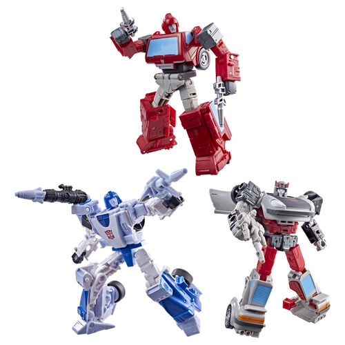 Transformers Age of the Primes Atobot Mirage & Ironhide & Bluestreak set 3 figures 13-15cm