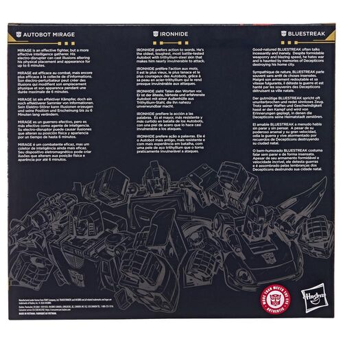 Transformers Age of the Primes Atobot Mirage & Ironhide & Bluestreak set 3 figures 13-15cm