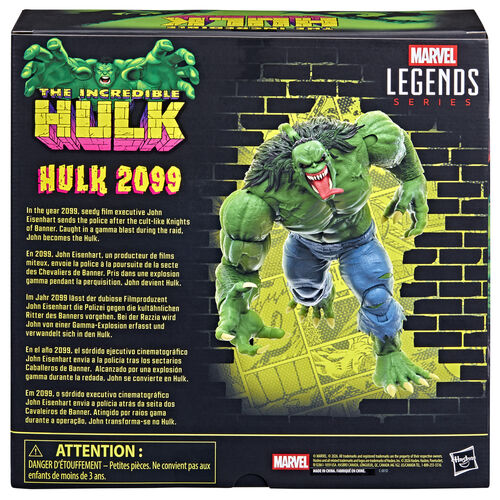 Figura Hulk 2099 - El Increible Hulk Marvel Legends Series 15cm