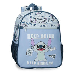 Mochila Keep Going Stitch Disney 33cm adaptable