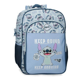 Mochila Keep Going Stitch Disney 40cm adaptable
