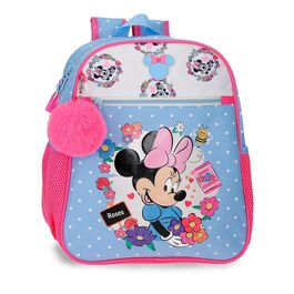Mochila Flowers Minnie Disney 33cm adaptable