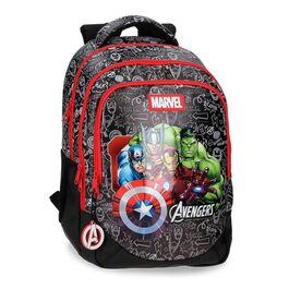 Mochila Team Los Vengadores Avengers Marvel 42cm adaptable