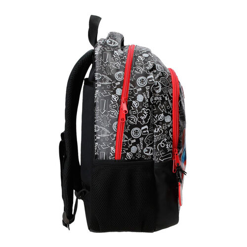 Mochila Team Los Vengadores Avengers Marvel 42cm adaptable