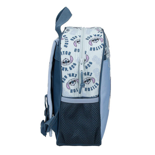 Mochila Keep Going Stitch Disney 28cm adaptable