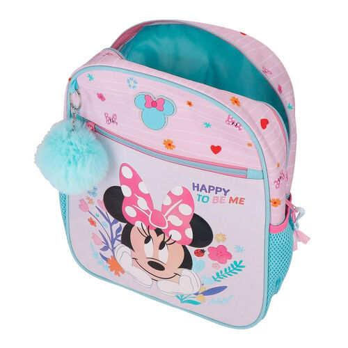 Mochila Happy To Be Me Minnie Disney 33cm adaptable