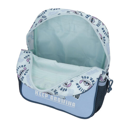 Mochila Keep Going Stitch Disney 28cm adaptable