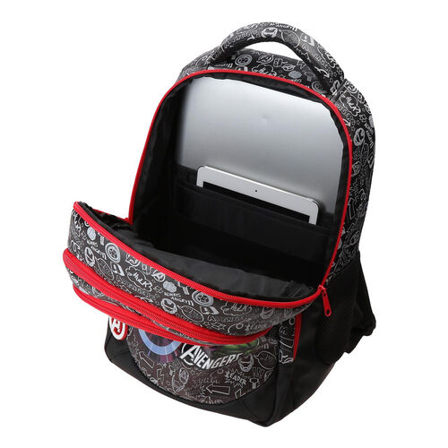 Mochila Team Los Vengadores Avengers Marvel 42cm adaptable