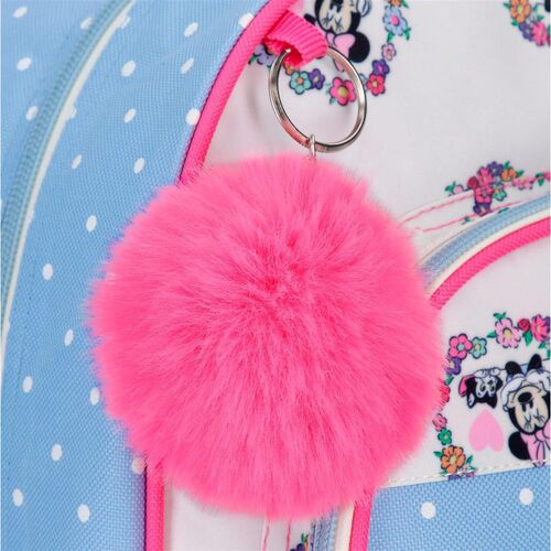 Mochila Flowers Minnie Disney 33cm adaptable