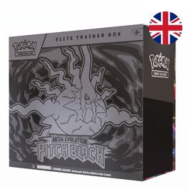 Estuche cartas Entrenador Elite Expansion Megaevolucion Oscuridad Absoluta Pokemon Ingles