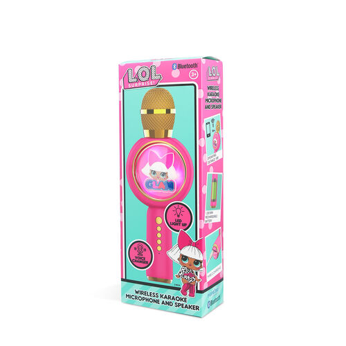 Microfono altavoz LED Glam L.O.L. Surprise