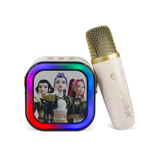Altavoz Karaoke 2 Micrófonos Cream Wireless  Kpop Demon Hunter
