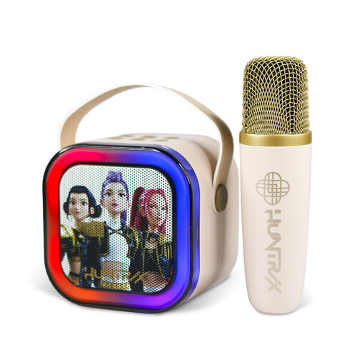Altavoz Karaoke 2 Micrófonos Cream Wireless  Kpop Demon Hunter