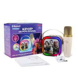 Altavoz Karaoke 2 Micrófonos Cream Wireless  Kpop Demon Hunter