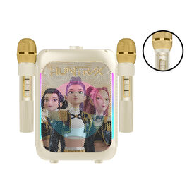 Set Altavoz y Micro Karaoke LED Golden Kpop Demon Hunter 