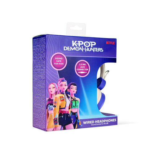 Auriculares infantiles Kpop Demon Hunter 
