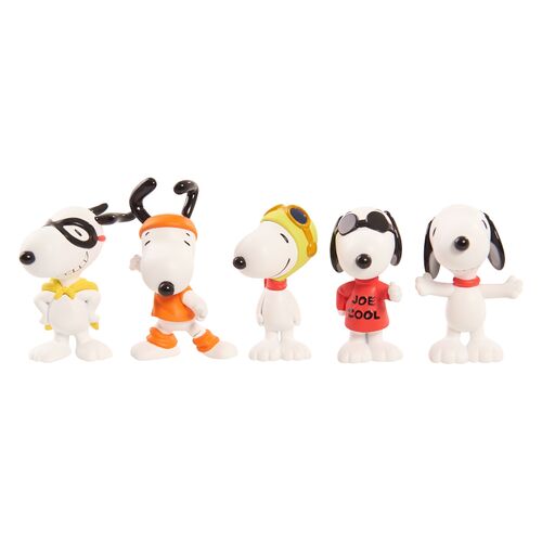 Blister 5 figuras Snoopy Peanuts surtido