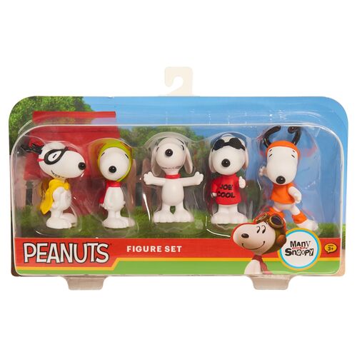 Blister 5 figuras Snoopy Peanuts surtido