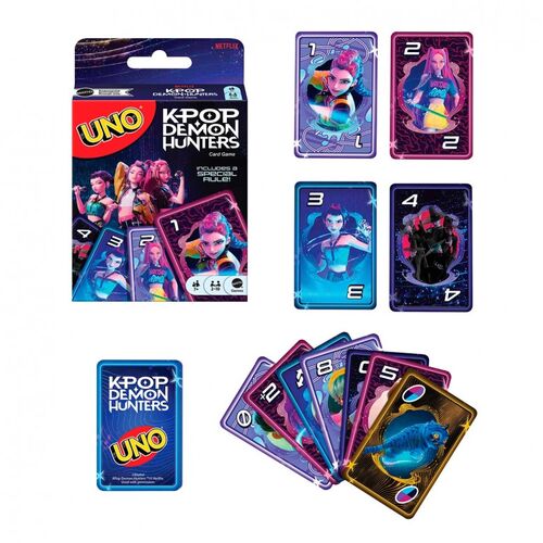 UNO K-Pop Demon Hunters card game